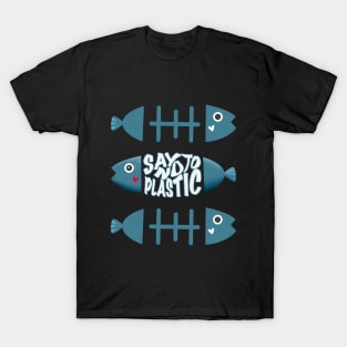 Say No To Plastic Ocean Lover T-Shirt